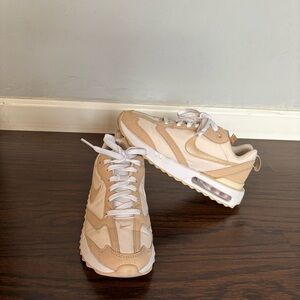 Nike Air Max Sneakers in Beige and White